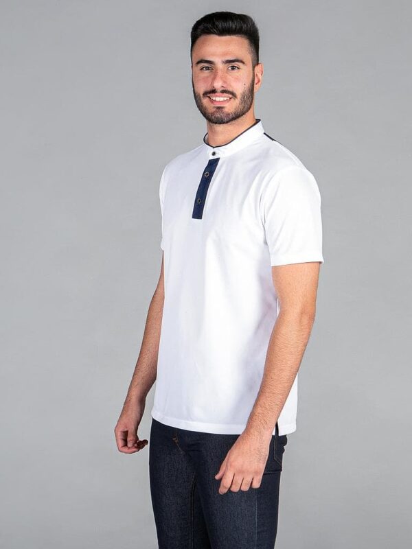 POLO HOMBRE CUELLO MAO TEJANO