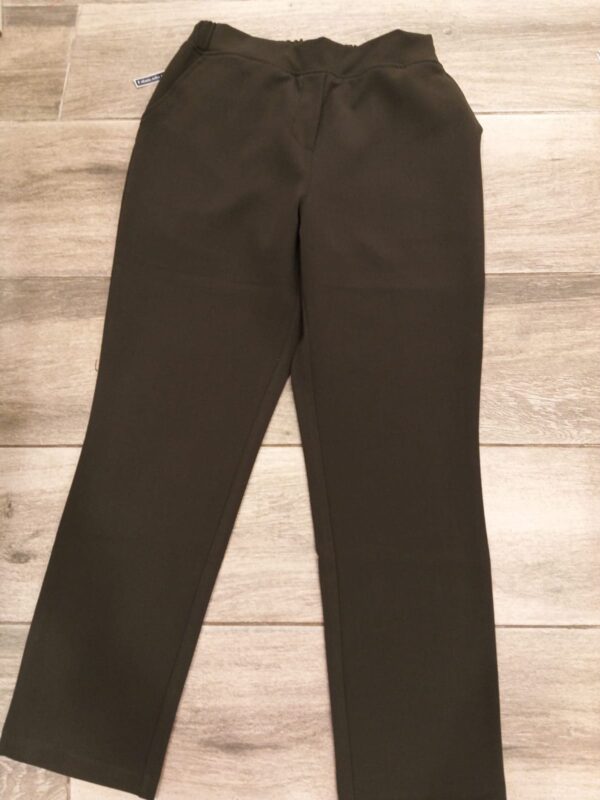 Pantalón recto vestir cintura goma