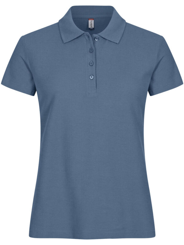 POLO  DE  ALGODON  MUJER STEEL BLUE