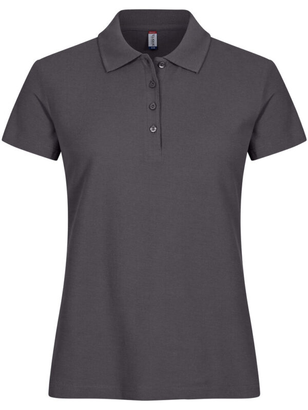 POLO  DE  ALGODON  MUJER GRIS OSCURO
