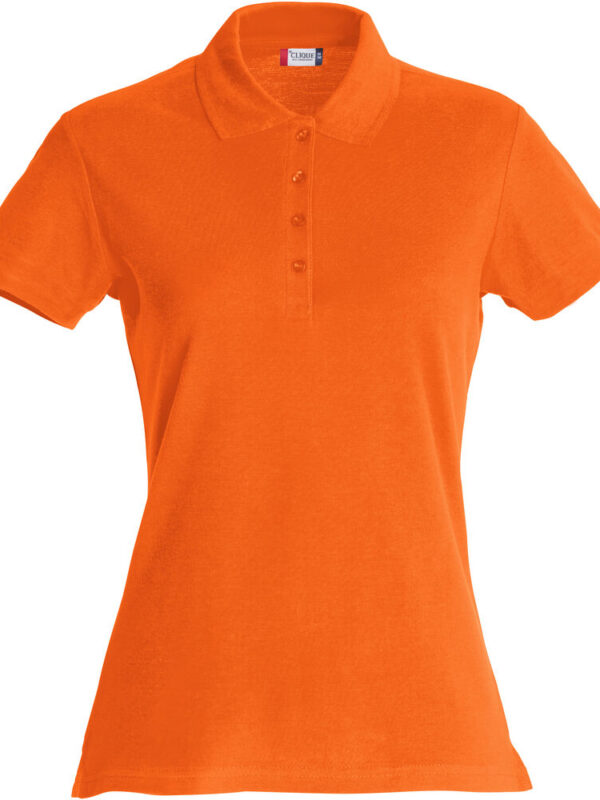 POLO  DE  ALGODON  MUJER NARANJA