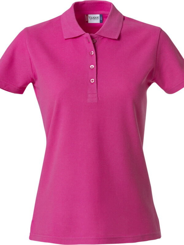 POLO  DE  ALGODON  MUJER FUSCIA