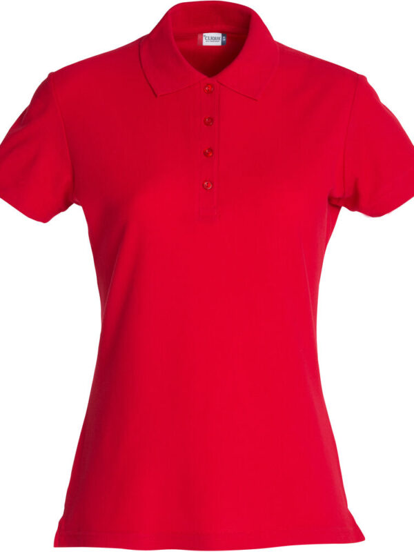 POLO  DE  ALGODON  MUJER ROJO