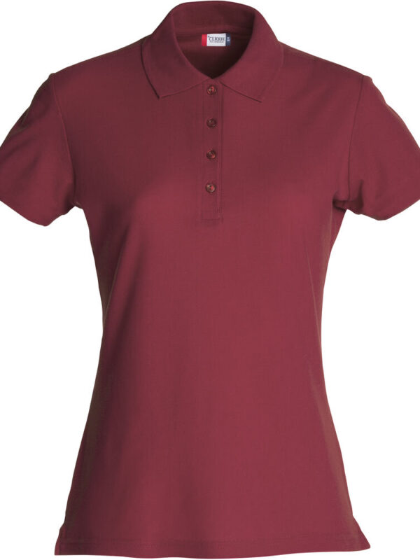 POLO  DE  ALGODON  MUJER GRANATE