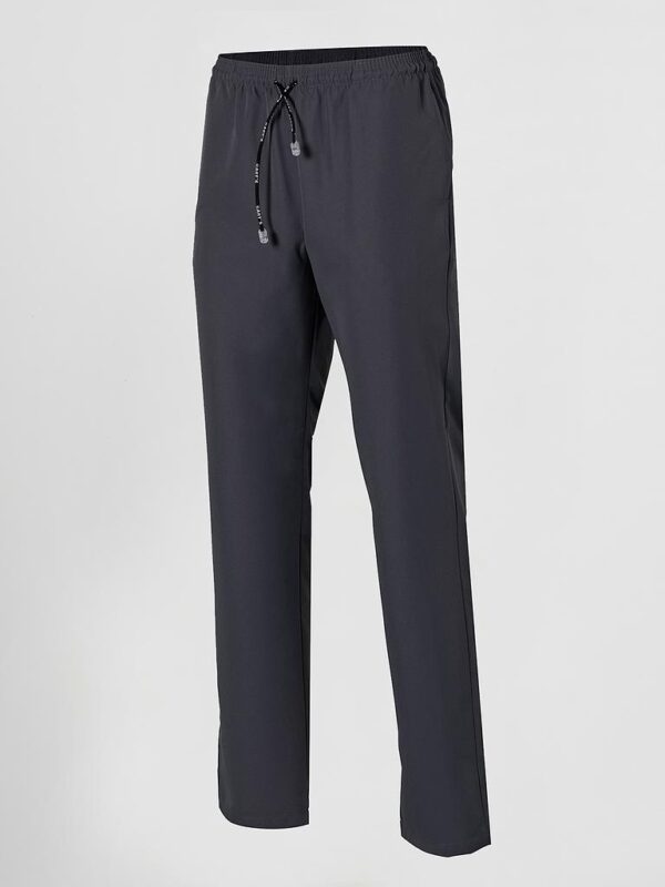 PANTALON UNISEX GOMA MICROFIBRA PLOMO